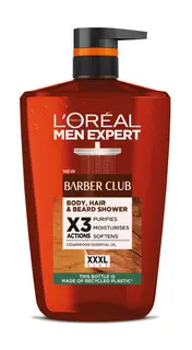 Loreal Men Expert Barber Club Żel pod Prysznic do Ciała Włosów i Brody 1l