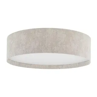 Lampa sufitowa CEDRO M 11671 Nowodvorski beżowa elegancki plafon z tkaniny, 4 źródła E27, 65 cm, styl klasyczny