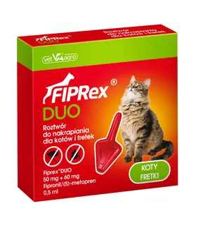 Fiprex DUO kot i fretka (50mg+60mg) 0,5ml 1szt.