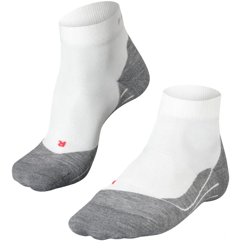 Falke RU4 Endurance Short, skarpety do biegania, damskie, biały