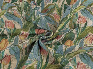 Gobelin - metraż 1 m 3 (275 g/m²) jasnyniebieski tulipan