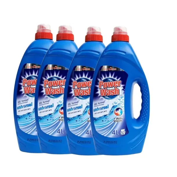 Zestaw Power Wash Gel Vollwaschmittel 4x 4L Uni