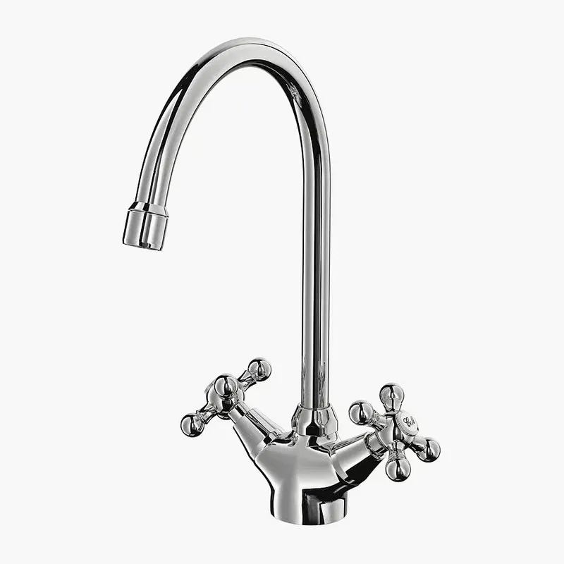 bateria kuchenna z podwójnym sterowaniem IKEA EDSVIK 32 cm, chrom, 8.0 l/min