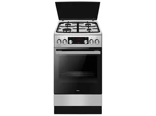 Kuchnia gazowo-elektryczna AMICA 523GES3.33PAHZPTSDPA(XX) Pizza Steam Srebrny