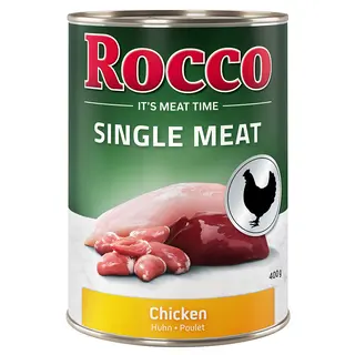 Rocco Single Meat, 6 x 400 g - Kurczak
