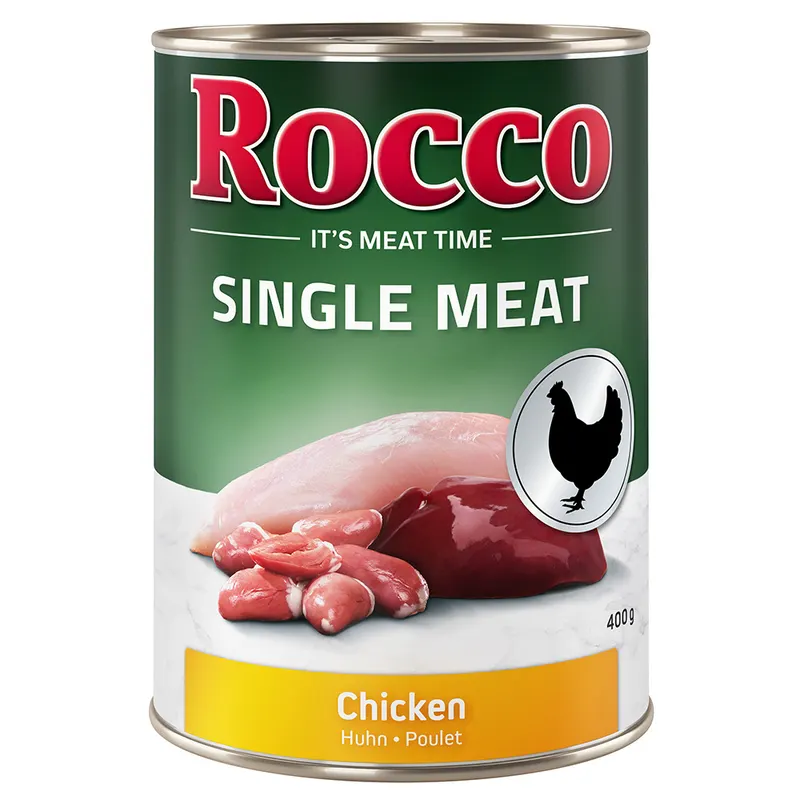 Rocco Single Meat, 6 x 400 g - Kurczak