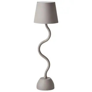 Bezprzewodowa lampa stołowa led vouga ze ściemniaczem metal beżowy