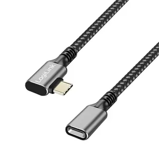 LogiLink Kabel USB3.2 gen2 TypeC do USB-C/F, PD, 1m