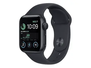PRODUKT PO EKSPOZYCJI - Smartwach APPLE Watch SE (2. generacji) GPS Koperta 40mm z aluminium w kolorze północy i sportowym paskiem MNJT3WB/A