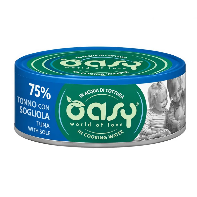 OASY More Love Tuna with sole - mokra karma dla kota - 70g