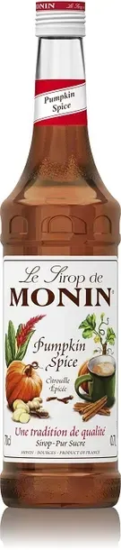 Monin Syrop smakowy korzenny dyniowy (Pumpkin Spice) do kawy i ciast sok