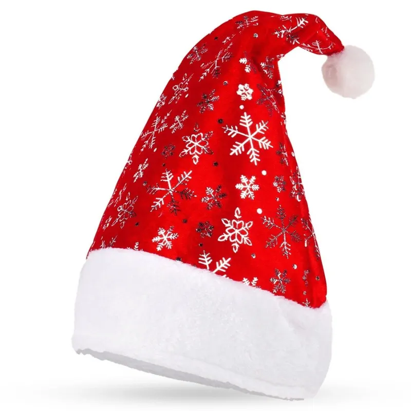 Czapka mikołaja uniwersalna z pomponem 43 cm