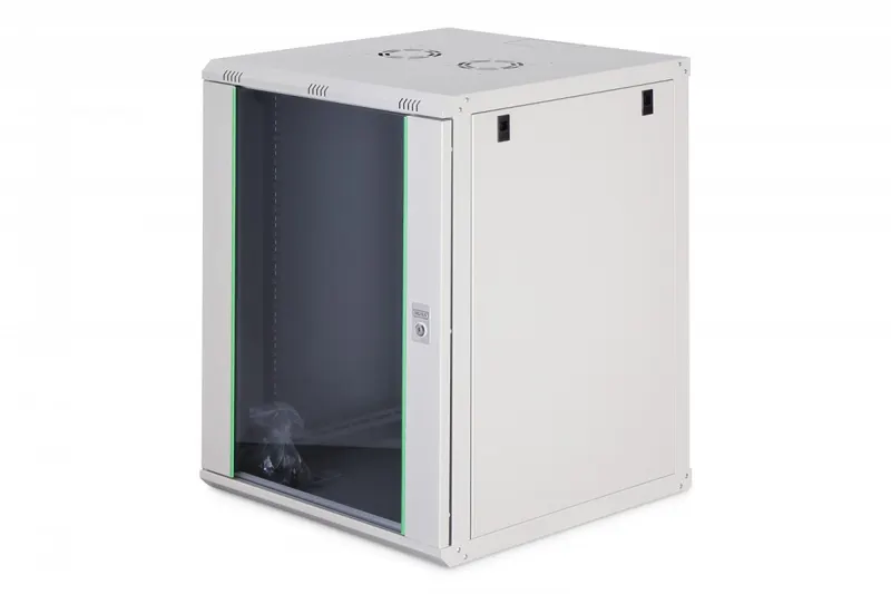 Digitus Szafa sieciowa wisząca Dynamic 19" 16U rack 785x600x600mm, drzwi szyba, szary, niezłożona, 60kg