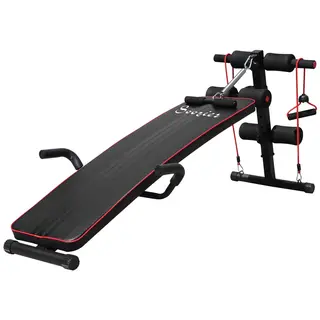 ChoyClit Składana ławka inwersyjna, trening grawitacyjny z kółkami, regulowane oparcie, metal + ABS, czarno-niebieska, prezent