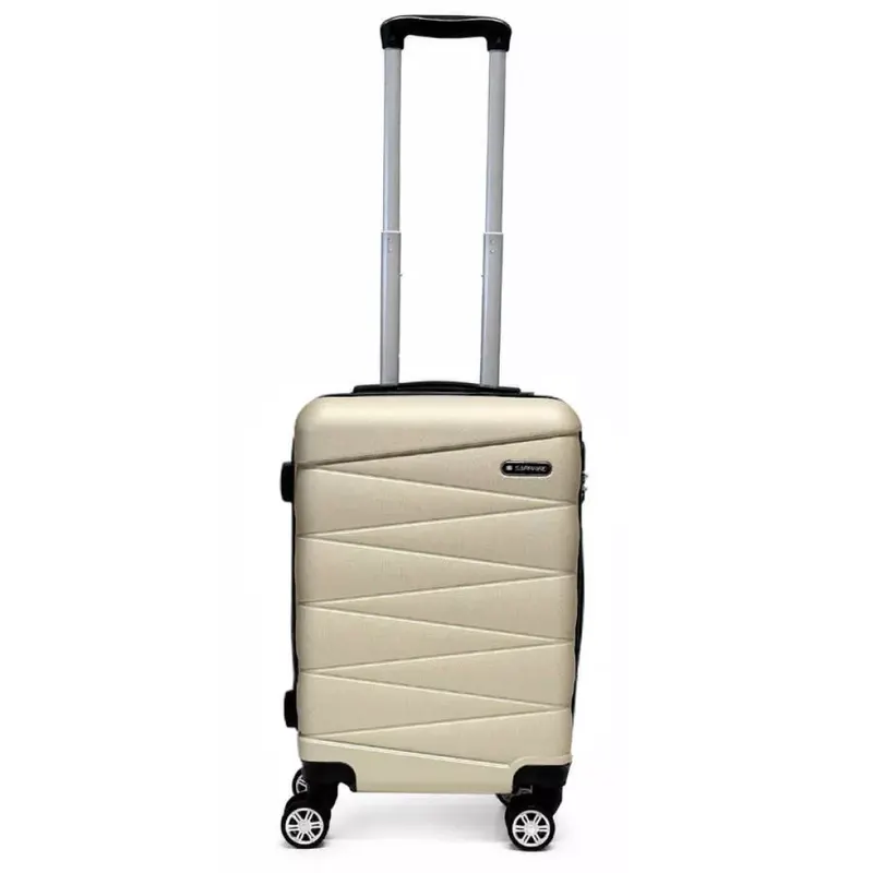 Walizka na kółkach Sapphire ST-2240 kabinowa złota - mała S DUO