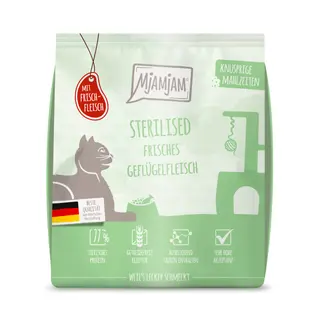 MjAMjAM Sterilised Knusprige Mahlzeiten, drób - 300 g