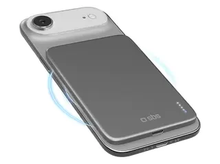 Powerbank SBS magnetyczny 5000 mAh 15W MagSafe Szary