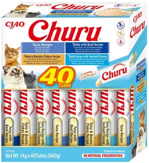 INABA Churu Variety box Tuńczyk - przysmak dla kota - 40x14 g