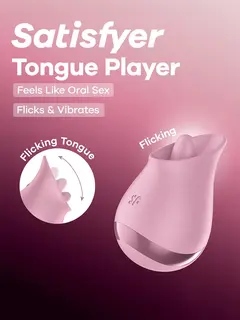Satisfyer Tongue Player Flicking Clitoral Stimulator