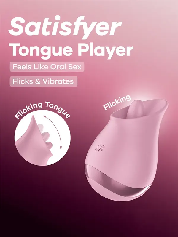 Satisfyer Tongue Player Flicking Clitoral Stimulator