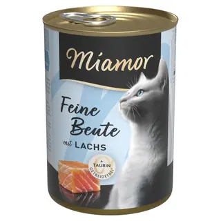 Miamor Feine Beute, 24 x 400 g - Łosoś