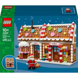 Klocki LEGO Iconic Świąteczna chatka z piernika 40809