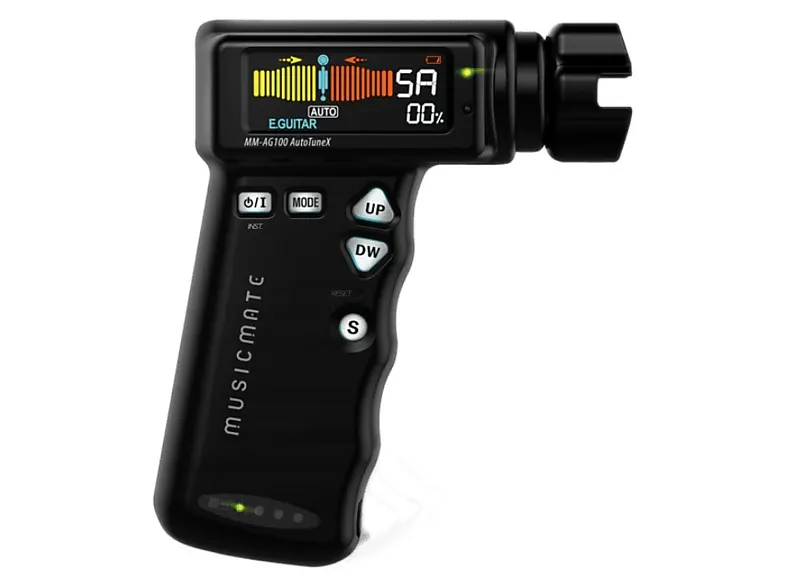 Automatyczny stroik tuner gitarowy i nawijarka 2w1 MUSIC MATE MM-AG100 AutoTuneX Czarny