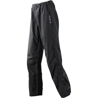 Vaude Women's Fluid Pants, spodnie przeciwdeszczowe, czarny