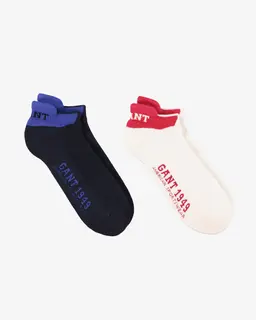 Gant Skarpetki Unisex Z Nadrukiem Granatowe