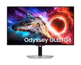 Monitor gamingowy Samsung Odyssey G8 32'' 240Hz OLED srebrny