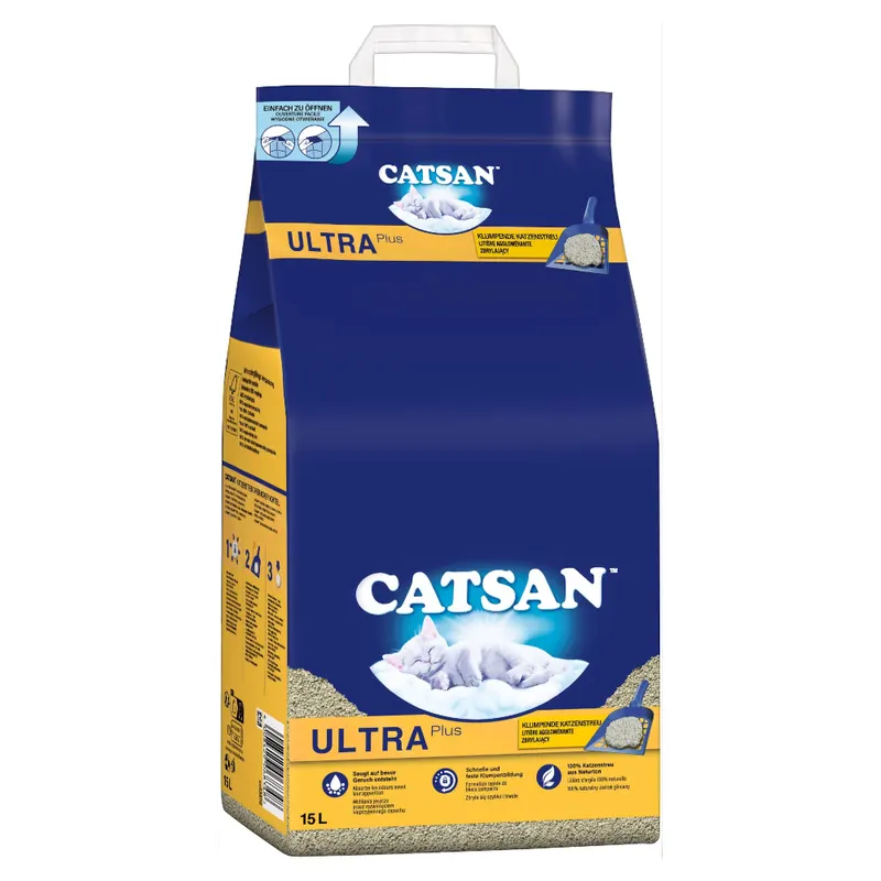 Catsan Ultra żwirek zbrylający się - 15 l