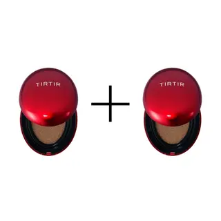 TIRTIR Mask Fit Red Cushion SPF 40 PA++ Podkład w Poduszce 33N Macchiato Mini 4,5g 1+1