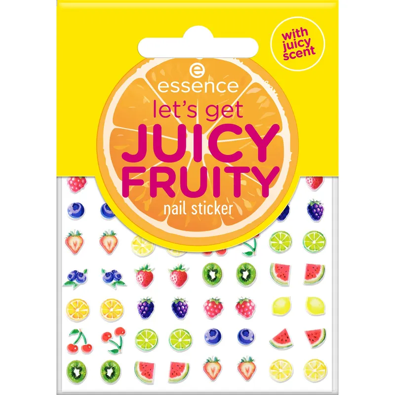 Essence Let's Get Juicy Fruity Naklejki na Paznokcie