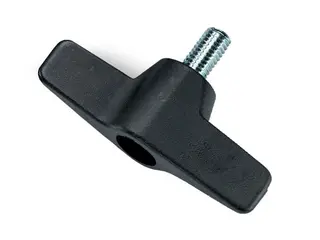 Pokrętło motylkowe ze śrubą zatopioną w tworzywie D-68mm M8 x 25mm