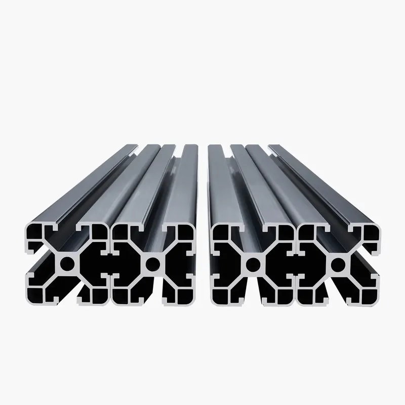 Profile Aluminiowe 4040 1000 mm Zestaw 4 szt. Rowek T Anodowane Czarne
