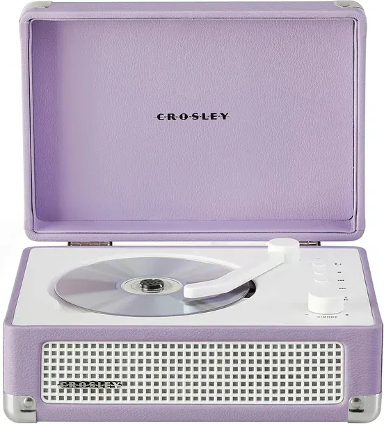 Odtwarzacz CD Crosley Cruiser z radiem FM i Bluetooth, Lavender