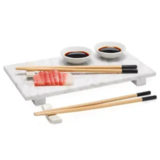 Zestaw do sushi marmurowy 9 el.