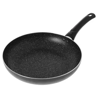 LENA Patelnia z pow. marmur. 28cm czarna/OD1474