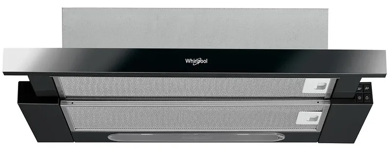 Okap teleskopowy Whirlpool AKR750GK 304m3/h 62dBA Oświetlenie LED Filtr węglowy 60cm Czarny
