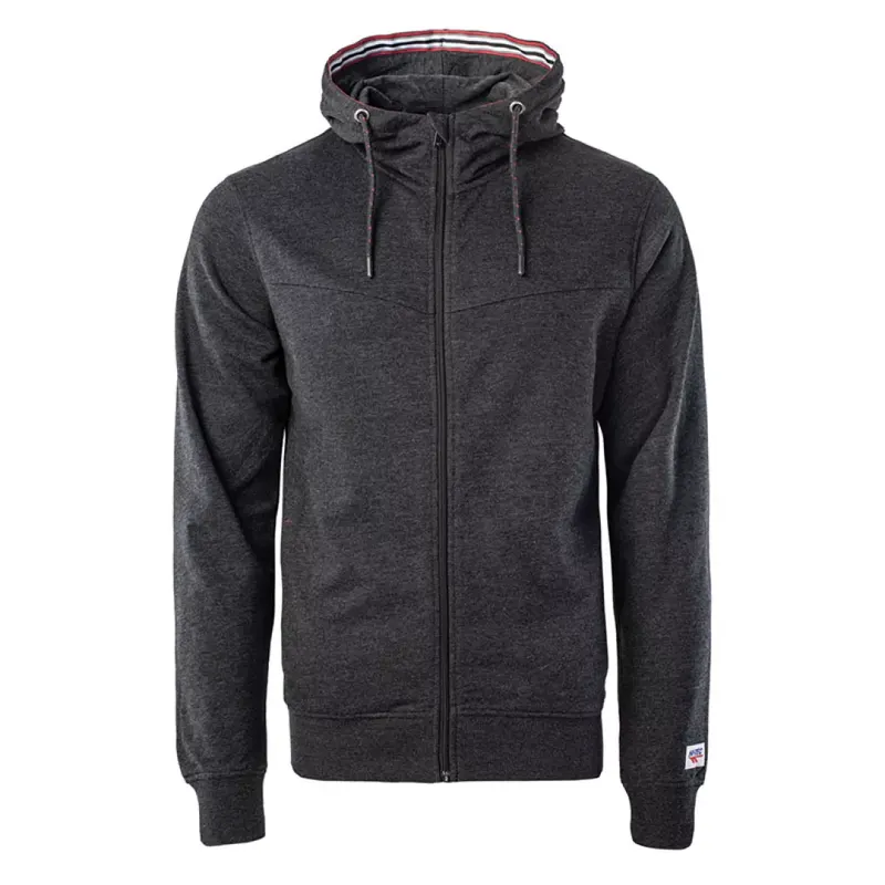 Bluza męska z kapturem Hi-Tec Sabarin - ciemnoszara, Rozmiar XXL