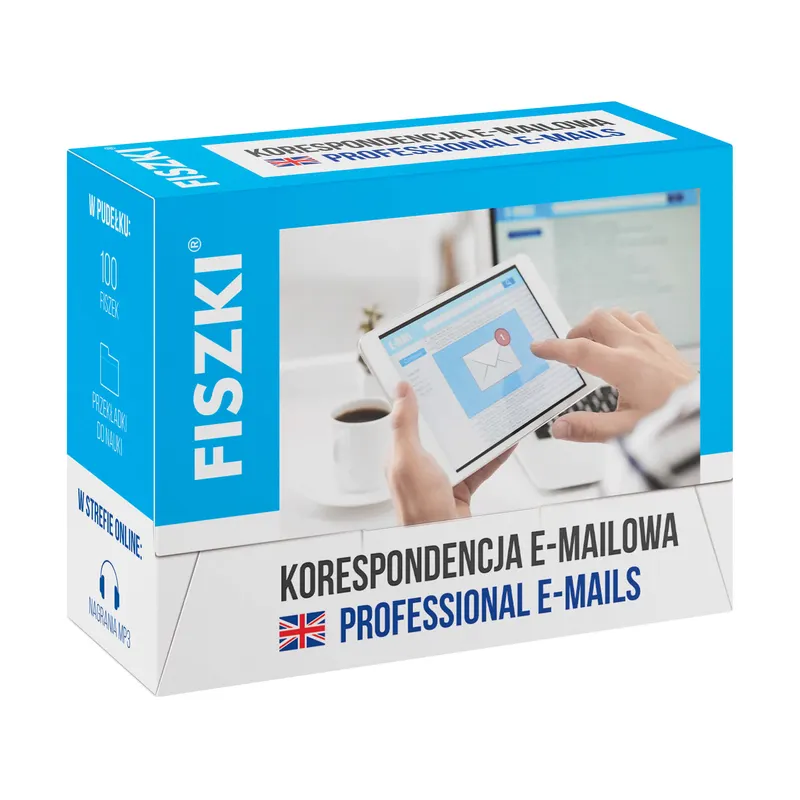 FISZKI - angielski - Korespondencja e-mailowa (poziom A2-B1)