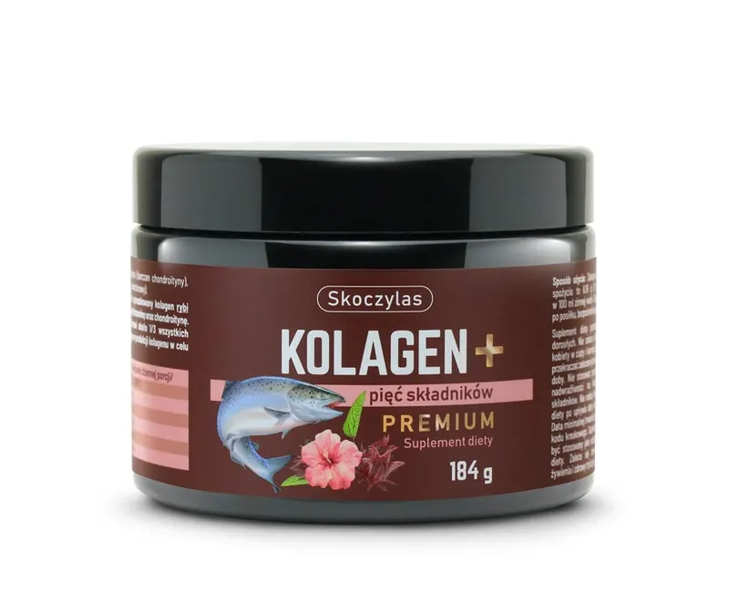 Skoczylas Kolagen+ Pięć Składników Premium Suplement Diety 184g