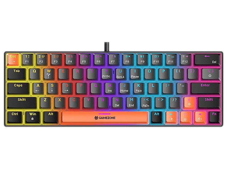 Klawiatura TRACER Raptor 63 USB Czarny
