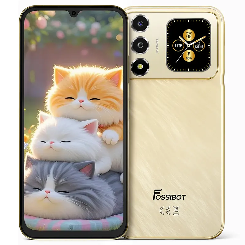FOSSiBOT S7 Smartfon Golden Wheat