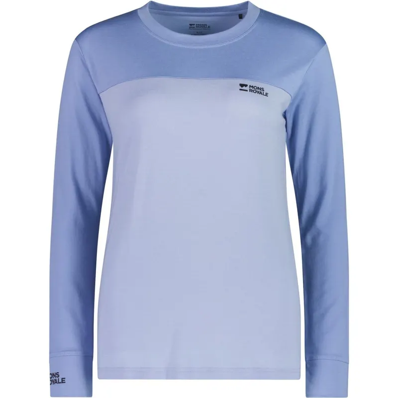 Mons Royale Yotei Merino Long Sleeve, koszulka termoaktywna, damska, niebieska
