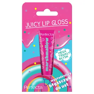 Perfecta Lip Gloss Marshmallow nawilżający błyszczyk do ust z olejem migdałowym, skwalanem i olejem rycynowym 10 g