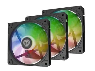 Genesis Zestaw 3 wentylatorów Genesis OXAL 120 ARGB czarny