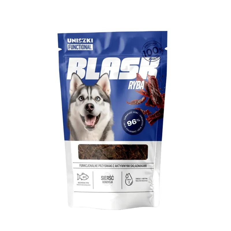 UNISZKI Blask Ryba Mono - przysmak dla psa - 90g