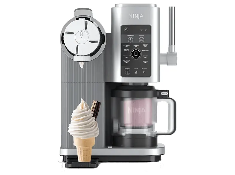 Maszyna do lodów NINJA CREAMi Scoop & Swirl NC701EU Srebrny