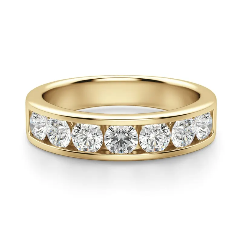 Obrączka Ślubna Diva Laboratoryjny Diament 585 Żółte Złoto (14K)